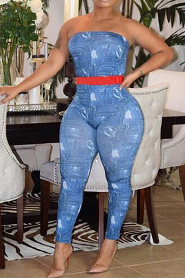 Lovely Euramerican Dew Shoulder Skinny Blue One-piece Jumpsuit (Without Belt)
Lovely Euramerican Dew Shoulder Skinny Blue One-piece Jumpsuit (Without Belt)