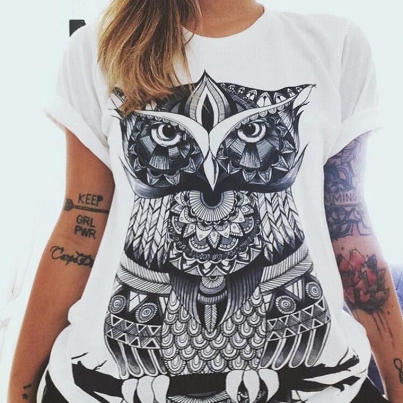 lovely Casual O Neck Print White T-shirt
lovely Casual O Neck Print White T-shirt