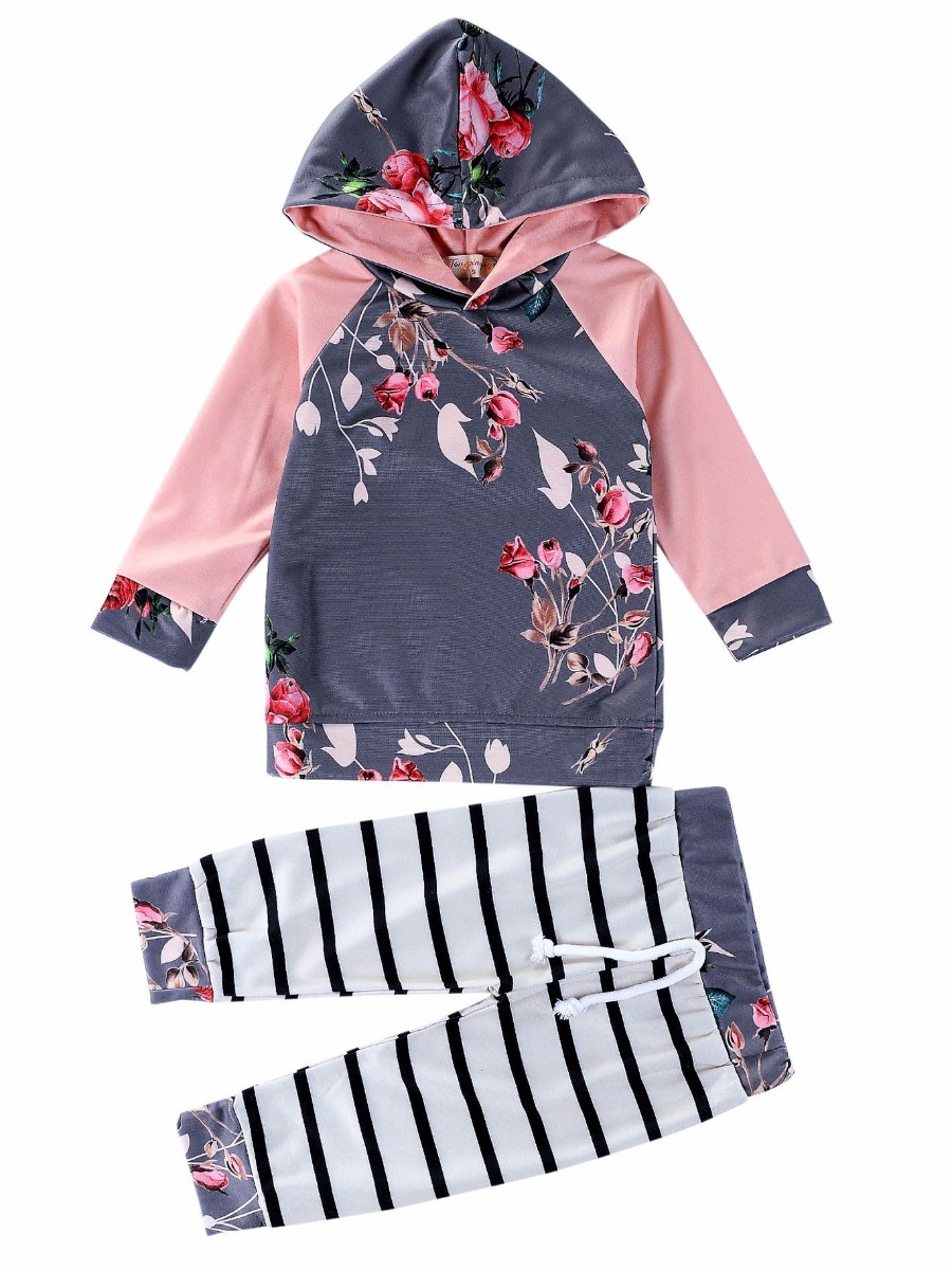 lovely Sportswear Hooded Collar Striped Print Blue Girl Two-piece Pants Set, Blue stripe
lovely Sportswear Hooded Collar Striped Print Blue Girl Two-piece Pants Set, Blue stripe