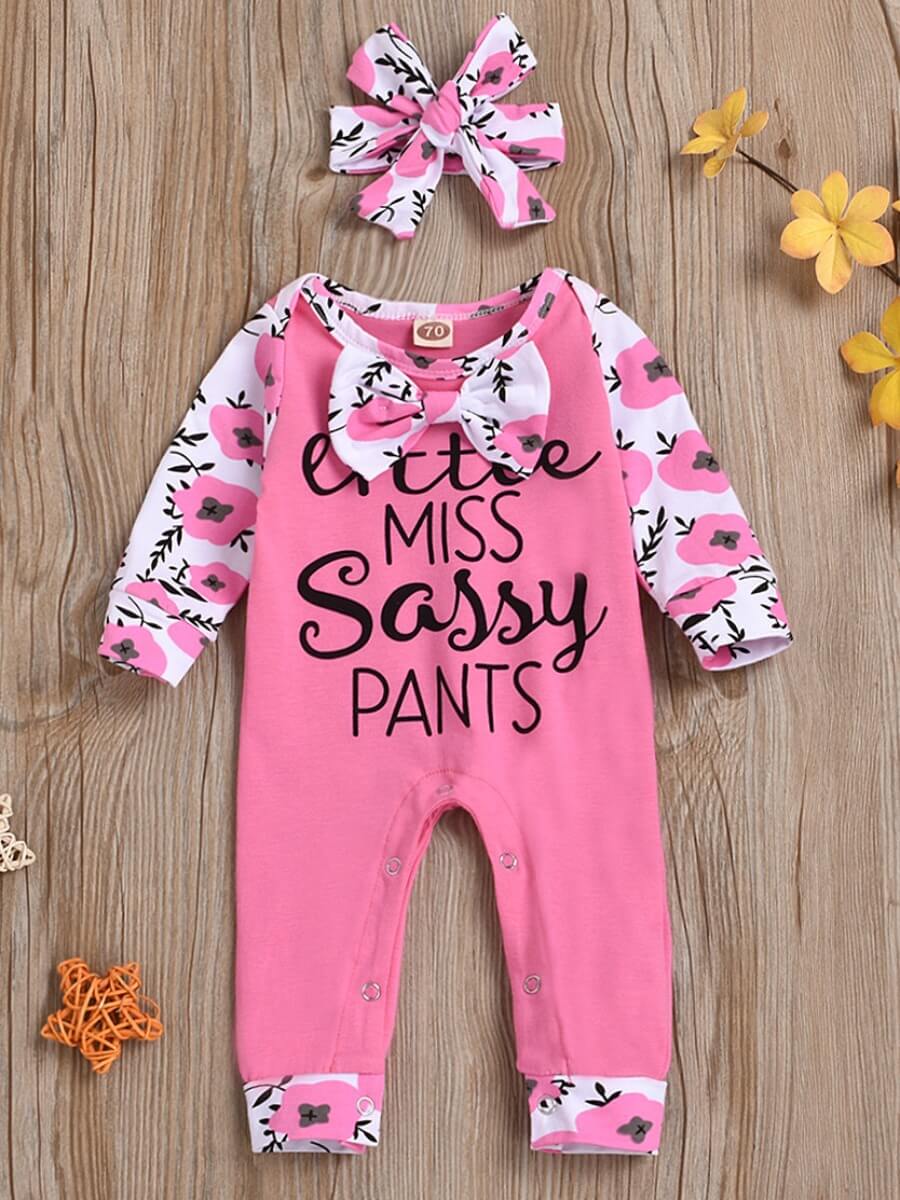 Lovely Sweet Letter Print Bow-tie Decoration Pink Girl One-piece Jumpsuit
Lovely Sweet Letter Print Bow-tie Decoration Pink Girl One-piece Jumpsuit