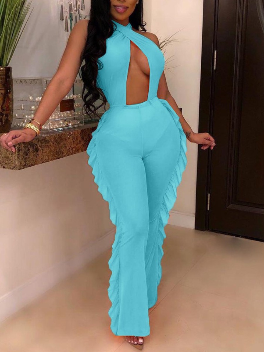 Lovely Boho See-through Flounce Design Blue One-piece Swimsuit(With Panties)
Lovely Boho See-through Flounce Design Blue One-piece Swimsuit(With Panties)