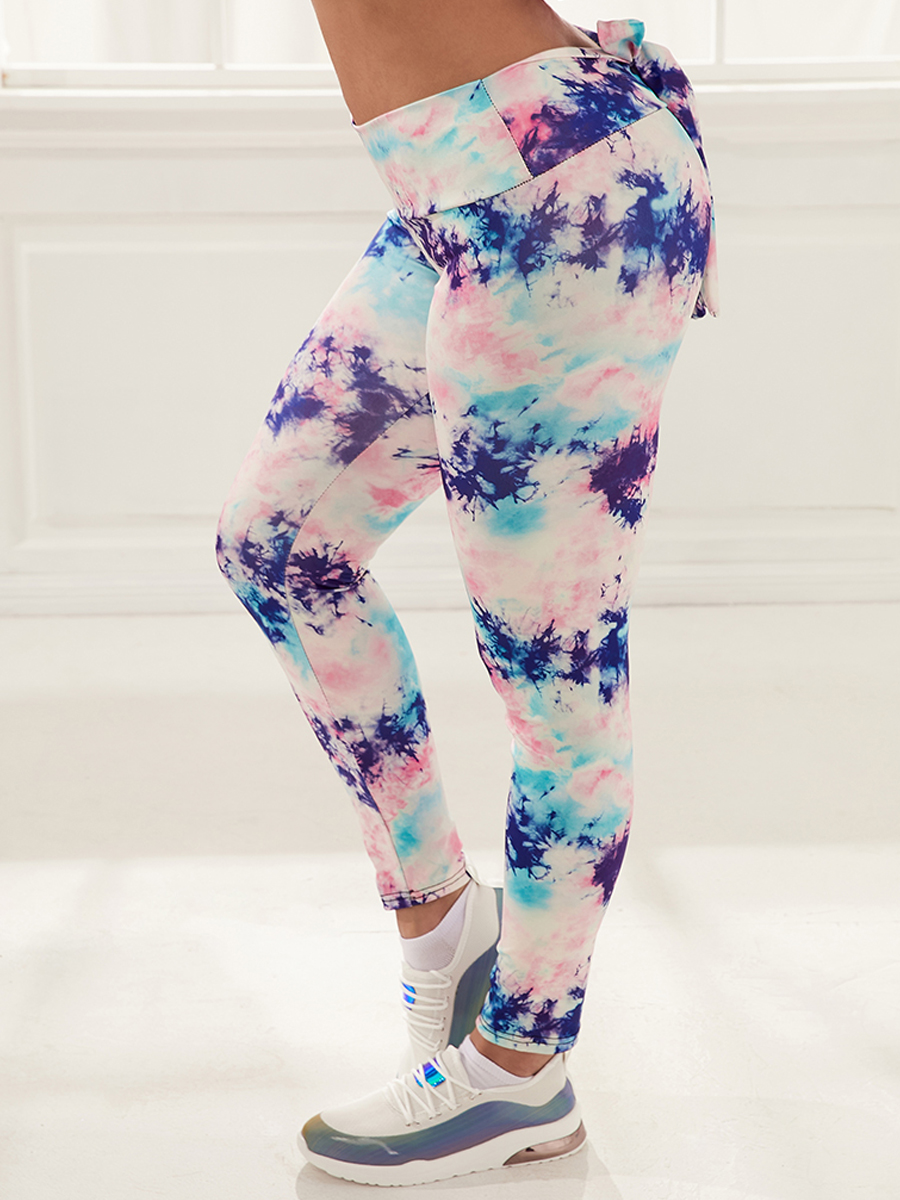 Lovely TikTok Leggings Sporty Tie-dye Bandage Design Multicolor Leggings, Multi
Lovely TikTok Leggings Sporty Tie-dye Bandage Design Multicolor Leggings, Multi