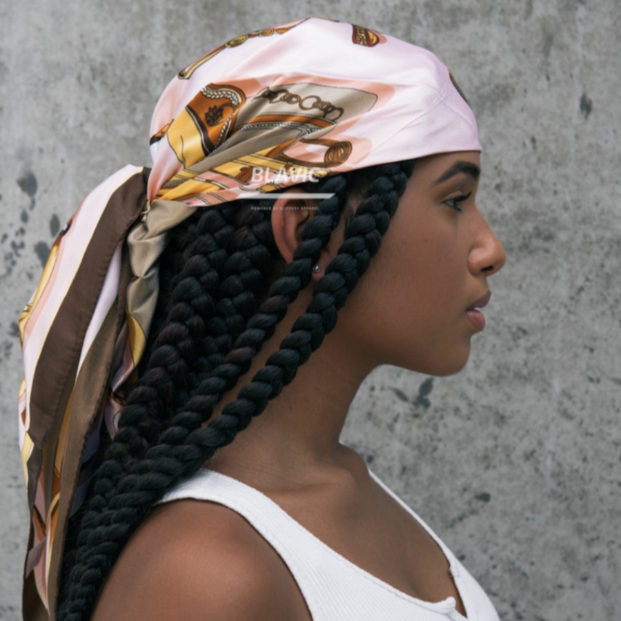 LW Casual Chain Print Khaki Bandana Headband 
LW Casual Chain Print Khaki Bandana Headband