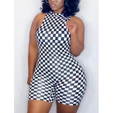 LW Plus Size Casual Round Neck Plaid Print Black & White Tartan Plaid One-piece Romper
LW Plus Size Casual Round Neck Plaid Print Black & White Tartan Plaid One-piece Romper