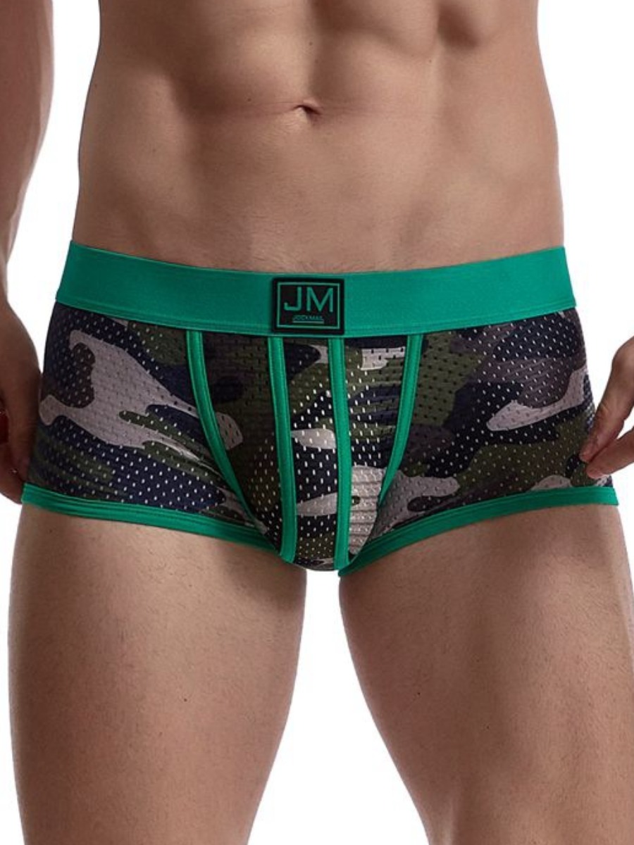 LW Men Camo Print Underwear, Green
LW Men Camo Print Underwear, Green