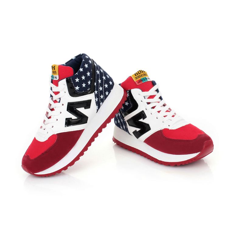 cheap red canvas shoes