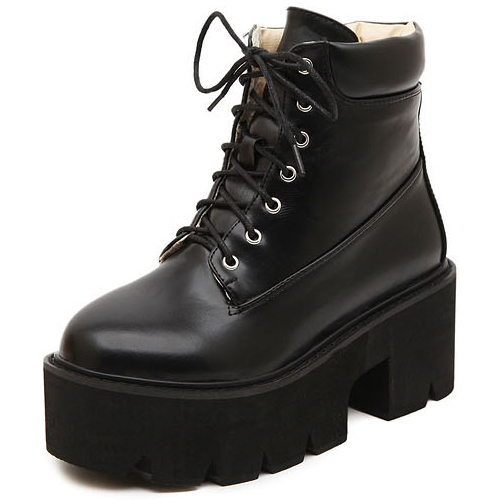 chunky platform boots cheap
