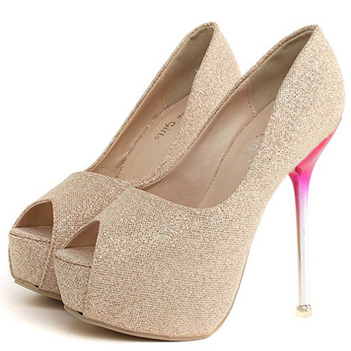 Platform Heels Shoespie is a good place for one-stop shopping, there are all sorts of sexy fashion high platform shoes for women ranging from black suede platform heels, patent leather peep toe platform heels, buckle platform heels, rhinestone stiletto platform heels, pearl ankle strap platform heels t-warp platform heels, rivet platform heels, leopard platform heels, lace cut-out platforms to printed platform heels.