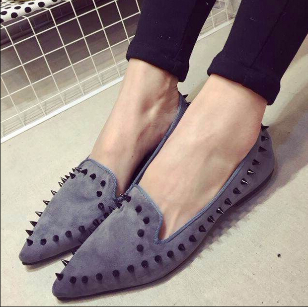 closed toe flats for work