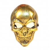 Fashion Skeleton Shaped Gold PVC Mask