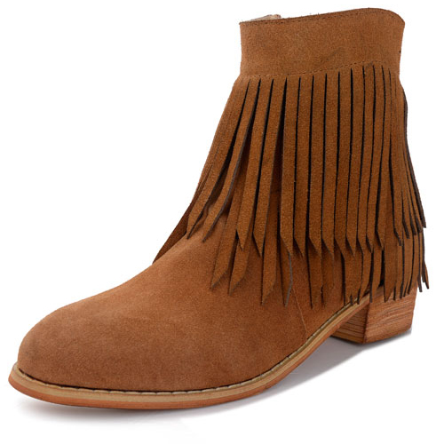 short chunky heel boots