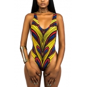 Polyester Print One Pieces