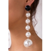 Fashion Pearl Decoration White Earring( Pair)