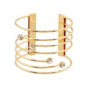 Fashion Hollow-out Gold Metal Bracelet