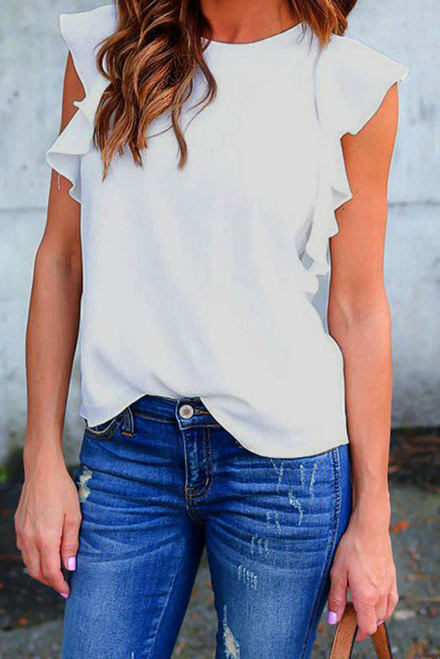 

Lovely Make A Casual Falbala Shirt, Grey