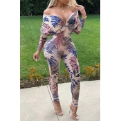 Lovely Qmilch Floral Regular Jumpsuits