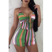Lovely Sexy Striped Rompers