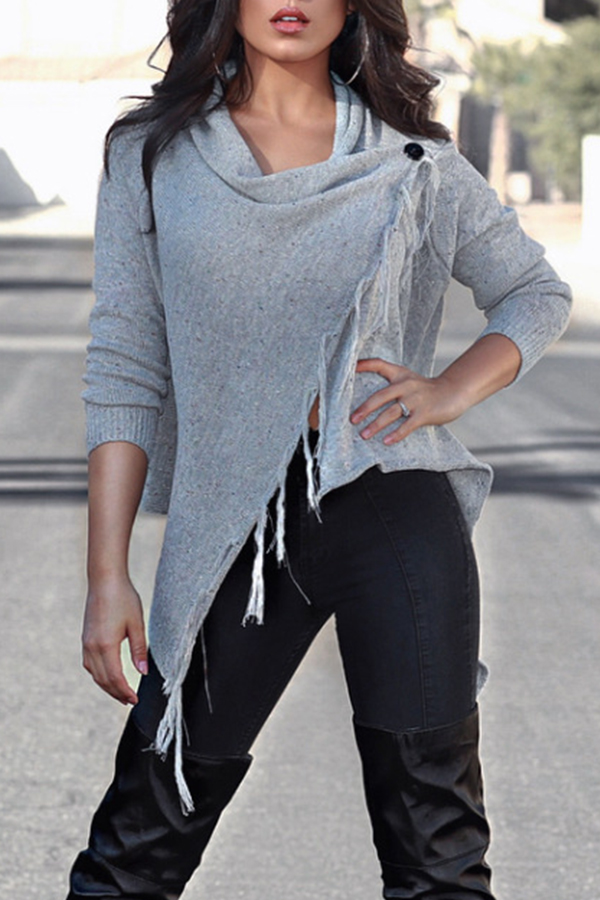 

Lovely Casual Tassel Design Hoodies