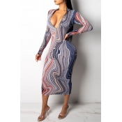 Lovely Euramerican Printed Slim Multicolor Twilled