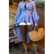 Lovely Euramerican Irregular Hems Hubble-bubble Sl