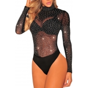 Lovely Sexy See-through Black Teddies(Bras Not Inc