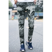 Lovely Euramerican Camouflage Printed Grey Blendin