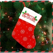 Lovely Fashion Christmas Snowman Red Socks
