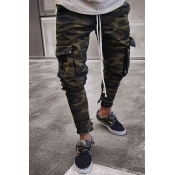 Lovely Casual Skinny Camouflage Printed Jeans