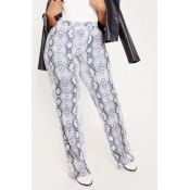 Lovely Trendy Snakeskin Printed Pants