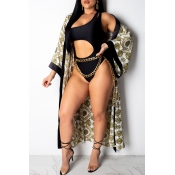 Lovely Trendy Hollow-out Black One-piece Swimwears