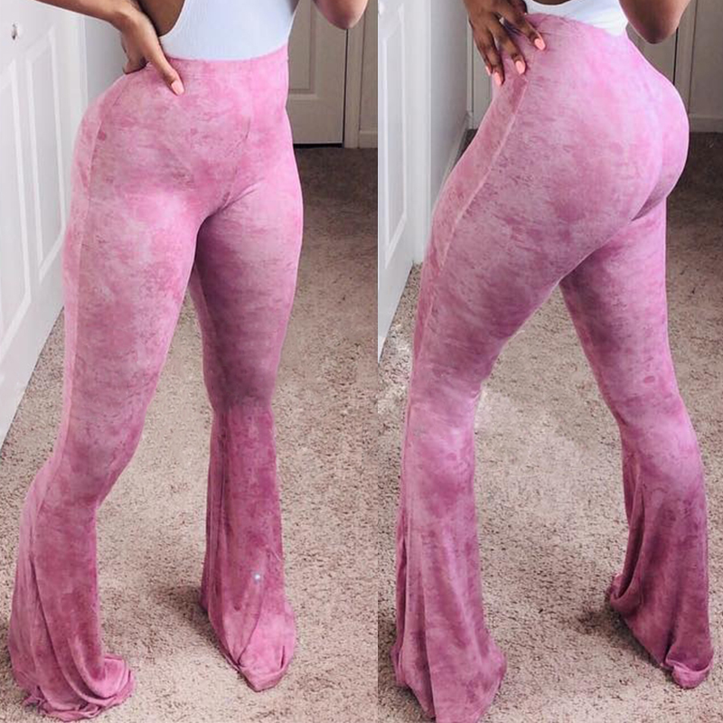 

Lovely Leisure High Elastic Pink Pants(With Elastic)