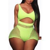 LW Cut Out Backless One-piece Swimsuit
