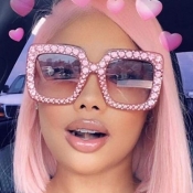 Lovely Chic Light Pink Sunglasses