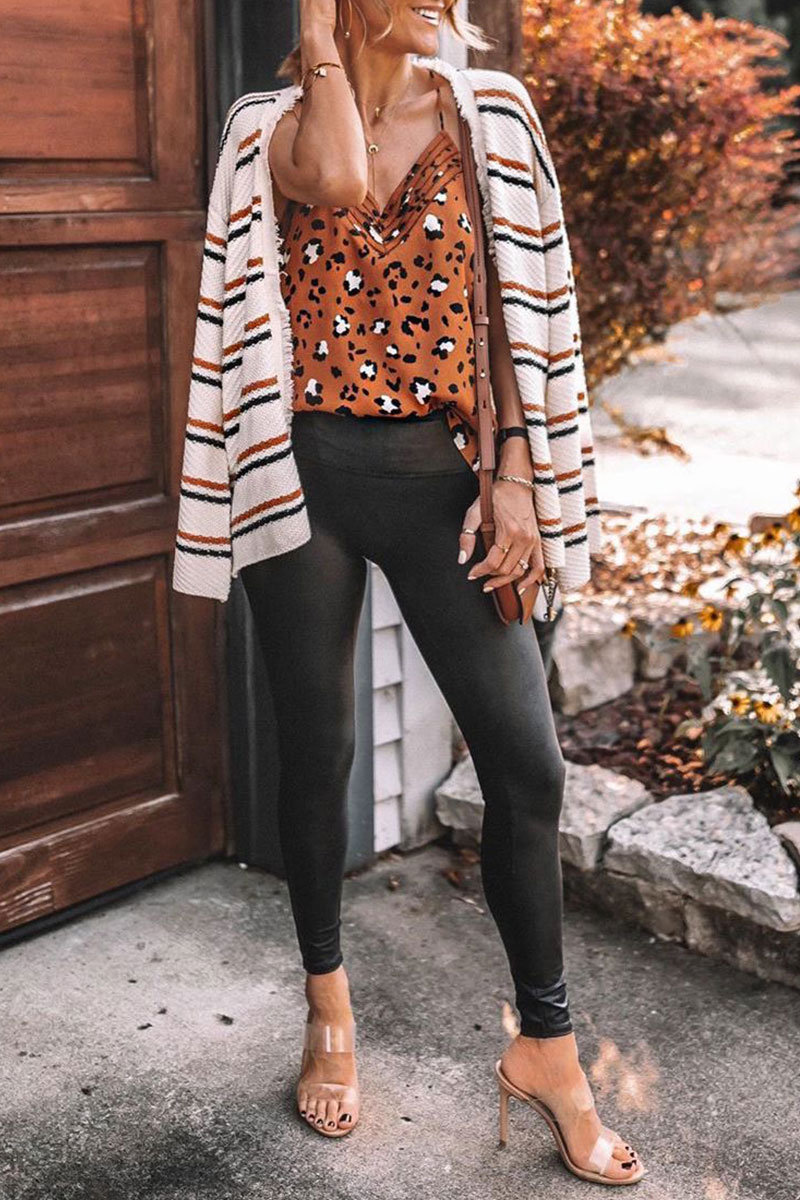 

Lovely Striped White Cardigan