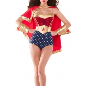 Lovely Cosplay Wonder Woman One-piece Romper(With 
