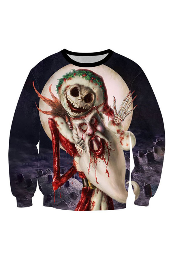 

Lovely Trendy Printed Multicolor Hoodie, Multi