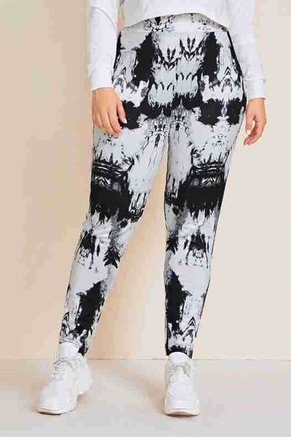 

Lovely Casual Printed White Plus Size Pants