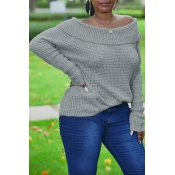 Lovely Work Loose Grey Sweater
