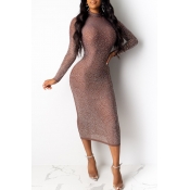 Lovely Sexy Half A Turtleneck Hot Drilling Decorat