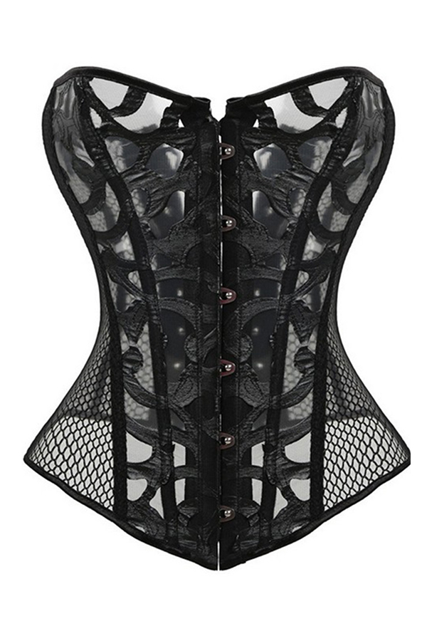 

Lovely Sexy Hollow-out Black Bustiers