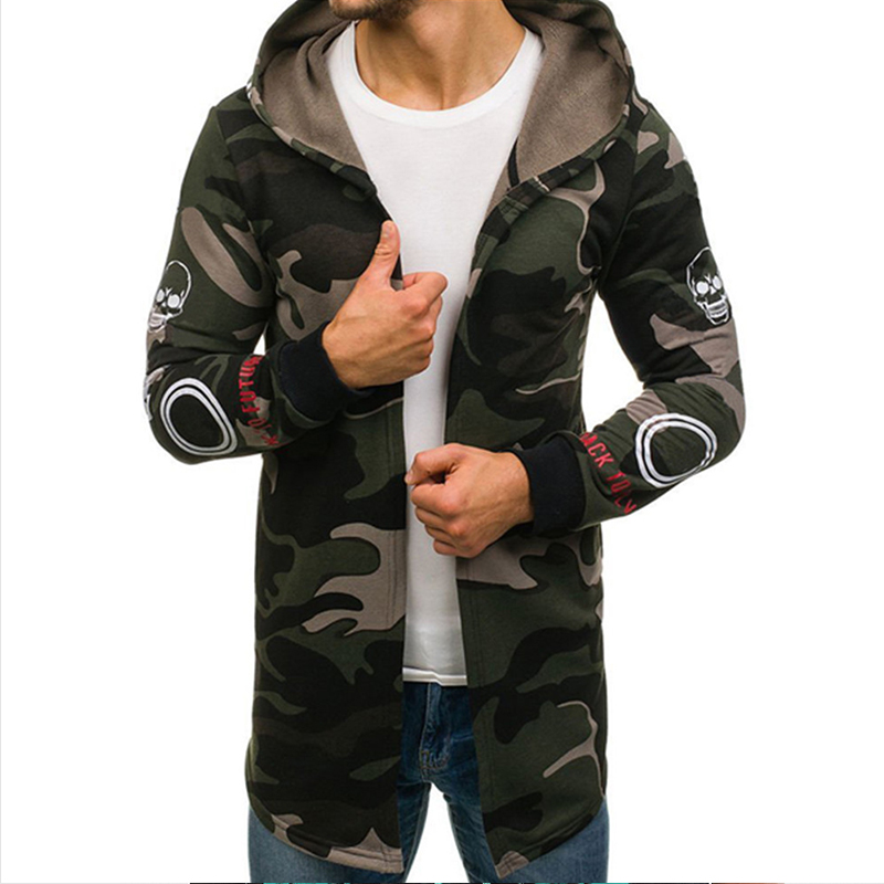

Lovely Casual Camouflage Printed Army Green Jacket, Army green camouflag