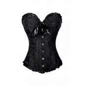 Lovely Sexy Lace Patchwork Black Teddies