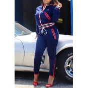 Lovely Polyester Casual Patchwork Regular sleeve B