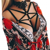 Lovely Sexy Hollow-out Black Intimates Accessories