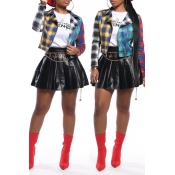 Lovely Casual Ruffle Design Black Mini Skirt