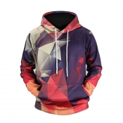 Lovely Casual Hooded Collar Multicolor Hoodie