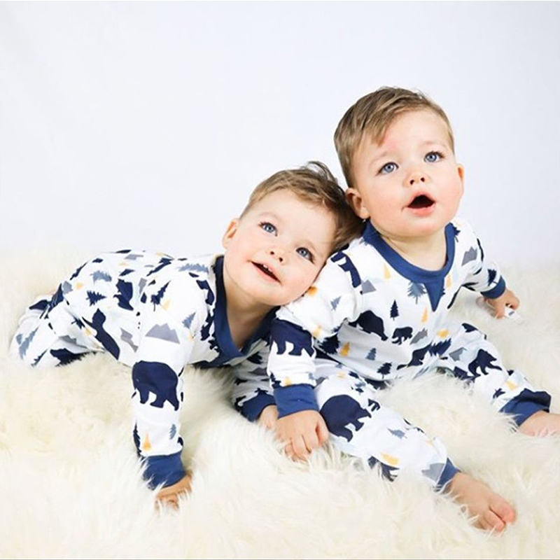 

Lovely Family Printed White Baby One-piece Jumpsuit