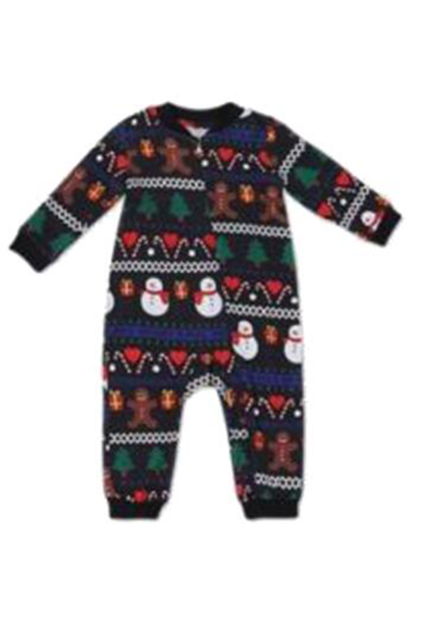 

Lovely Family Printed Green Baby One-piece Jumpsuit