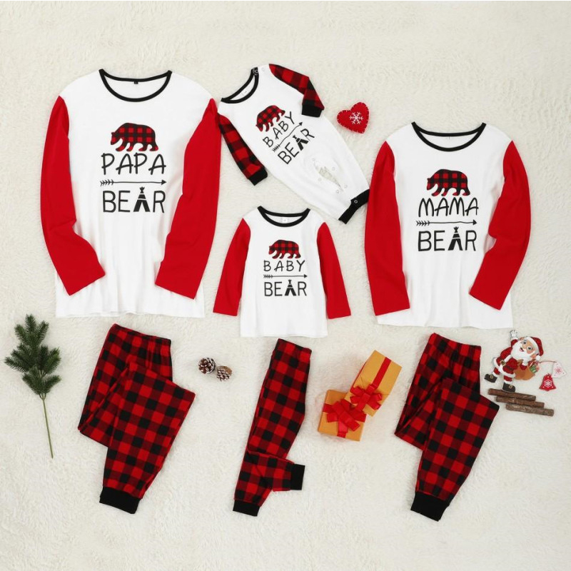 

Lovely Family Printed Red Baby One-piece Jumpsuit