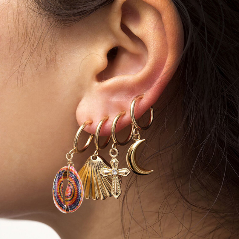 

Lovely Trendy Gold Metal Earring